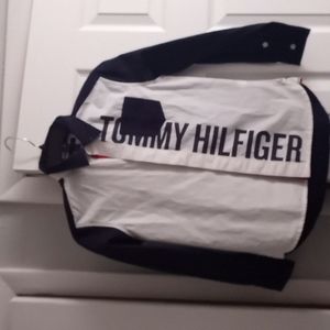 Tommy Hilfiger  size M made in Bangladesh colors are blue ,red and white